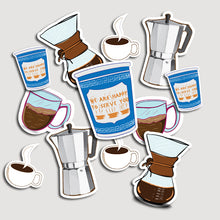 Load image into Gallery viewer, Coffee Time Stickers
