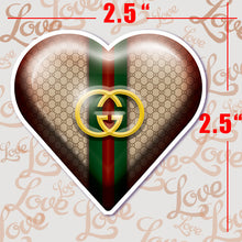 Load image into Gallery viewer, Bling Heart Decal
