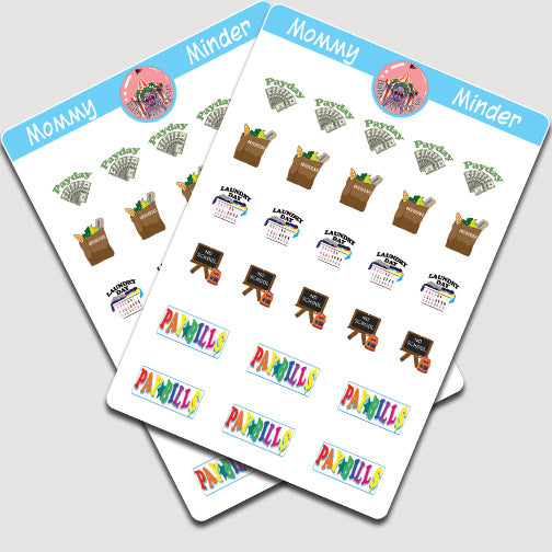 Mommy Minder Stickers