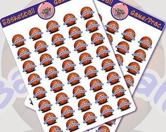 Basketball Reminder Stickers